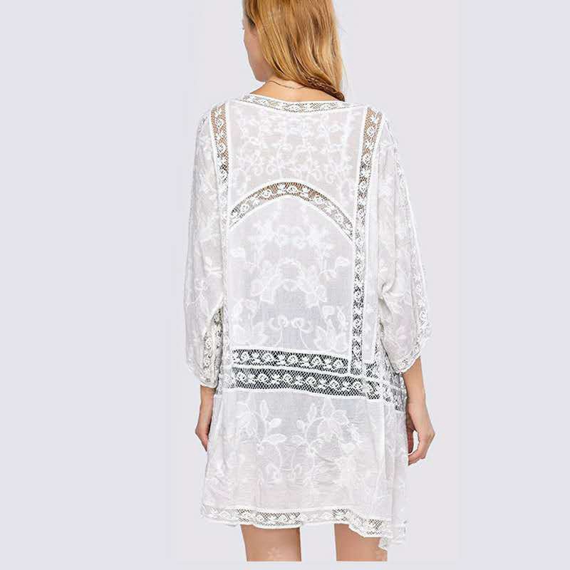 Áo khoác cardigan ren hoa chống nắng đi biển phong cách Hàn Quốc cho nữ
 | BigBuy360 - bigbuy360.vn