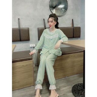 Bộ đũi thái dài tay cho mẹ bầu tiện sau sinh