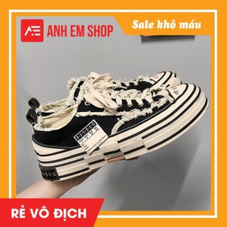 [Clip+Ảnh thật] xVESSEL Giày Sneaker Nam Nữ style rách cao