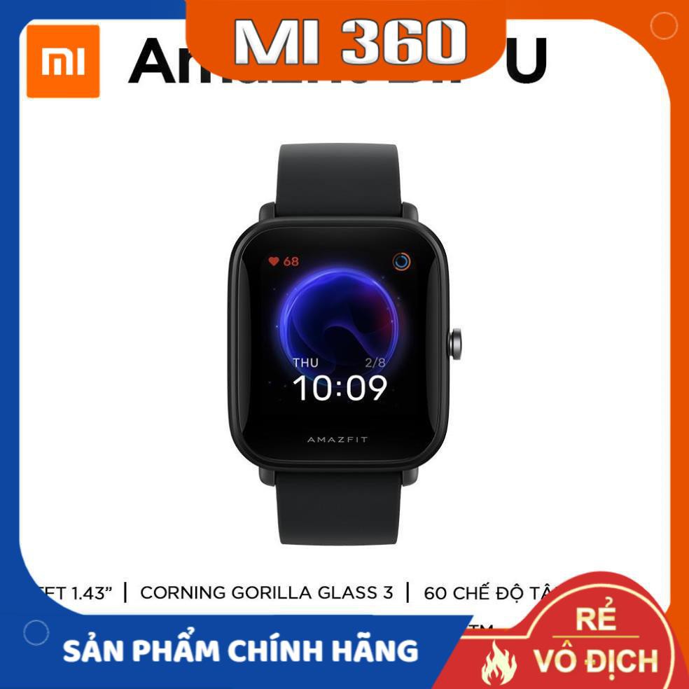 [Mã ELMS5 giảm 7% đơn 300K] ✅ Bản Quốc Tế✅ Đồng Hồ Thông Minh Amazfit BIP U✅ Hàng Chính Hãng Bảo Hành 12 Tháng