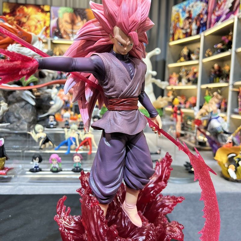 Mô hình black goku có 6 đầu thay thế hàng đẹp siêu nét