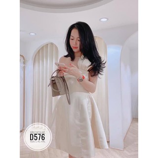 [Mã FATHANG5 giảm 10K đơn 50K] Bigsize Đầm tafta nơ D576