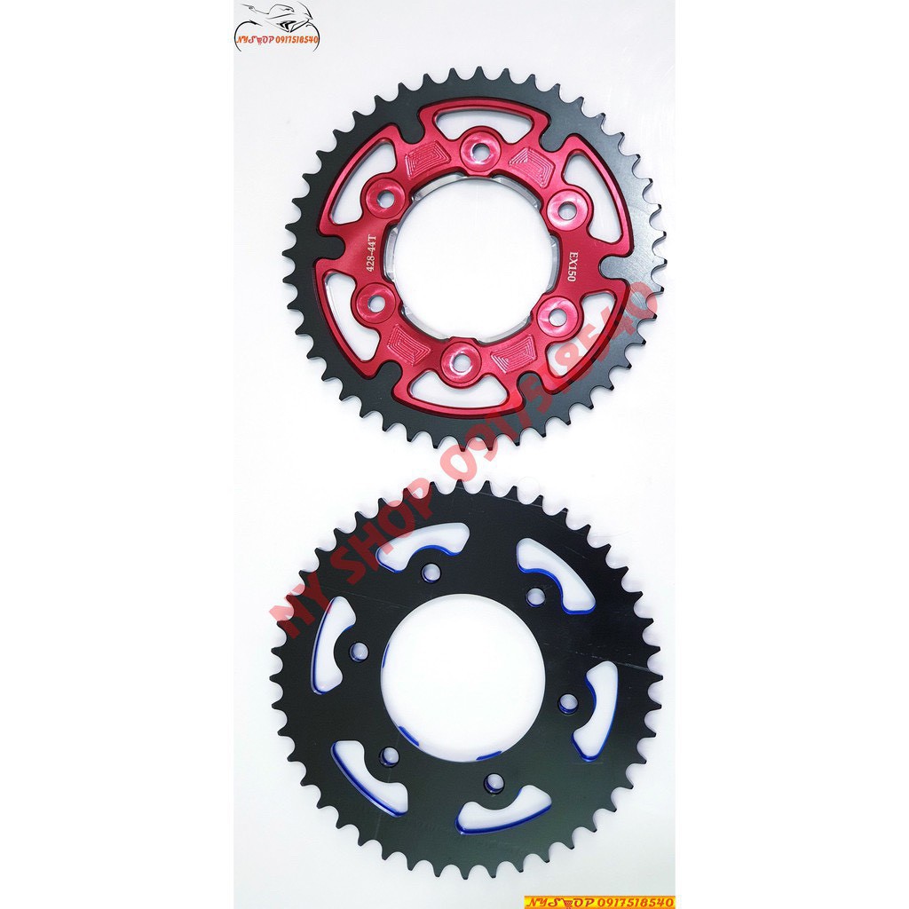 đĩa tải 44 răng nhôm cnc cho exciter 150