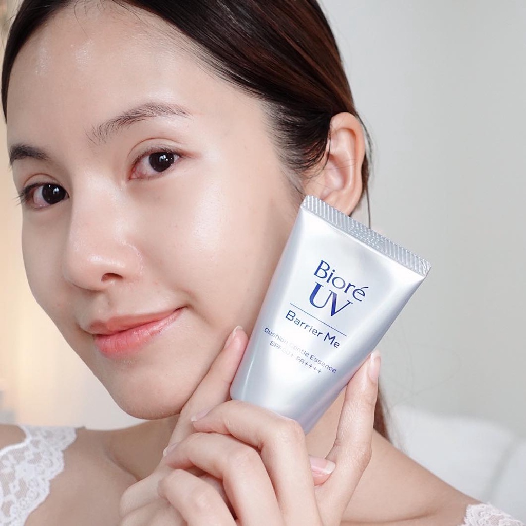 Kem Chống Nắng Biore Barrier Me Cushion Gentle Essence SPF50 60g