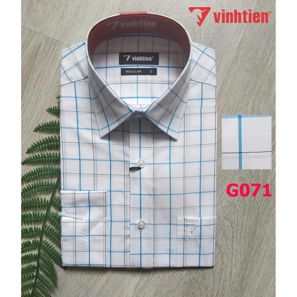Áo Sơ Mi Nam Dài Tay Dáng Suông Bamboo Vĩnh Tiến G071