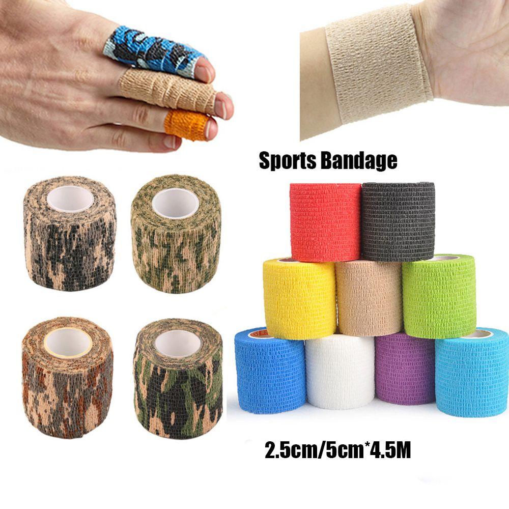 Băng Quấn Y Tế Co Giãn 2.5 / 5cm * 4.5M Hỗ Trợ Cổ Tay Khi Chơi Thể Thao
