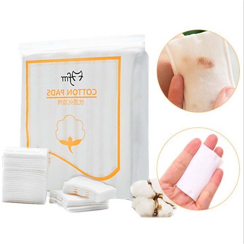 [Combo 3 Gói] Bông tẩy trang 222 miếng Cotton Pad Sợi Bông Tự Nhiên Mềm Mịn Hàng Chính Hãng Nội Địa Trung Angola_Shop