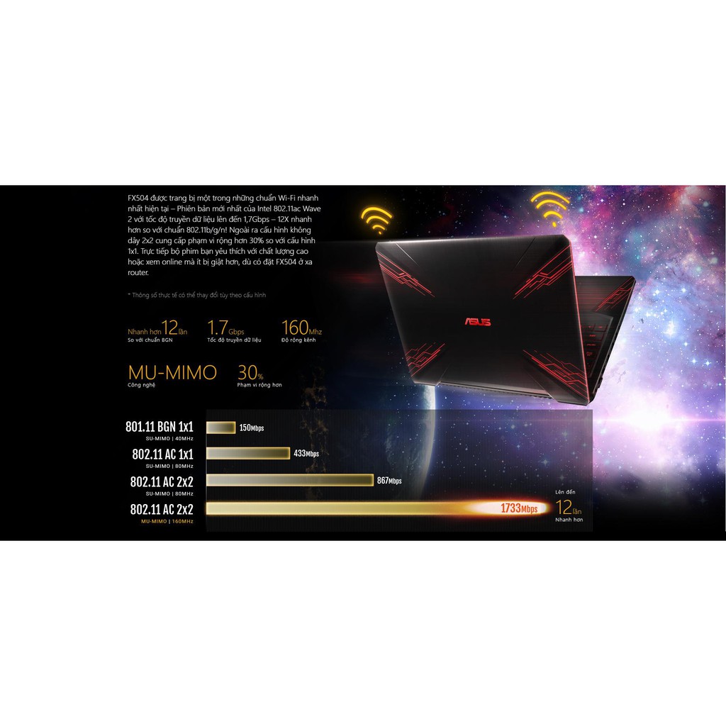 laptop gaming ASUS TUF FX504GE CORE i7 8750HVGA-GTX-1050TI-4G/15.6&quot;FHD,laptop cũ chơi game và đồ họa