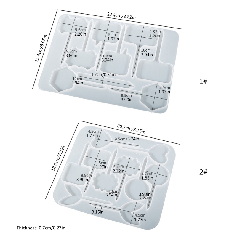 Khuôn Làm Nhãn Chậu Cây Nhiều Kiểu Dáng Dễ Thương