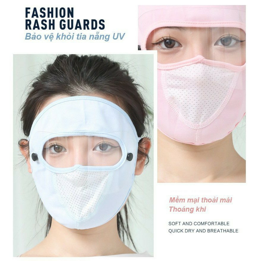 Khẩu Trang NIJA 2 Kính Tháo Lắp Dễ Dàng Che Kín Mặt. Khẩu Trang Vải Lụa Lạnh Thoáng Mát | BigBuy360 - bigbuy360.vn