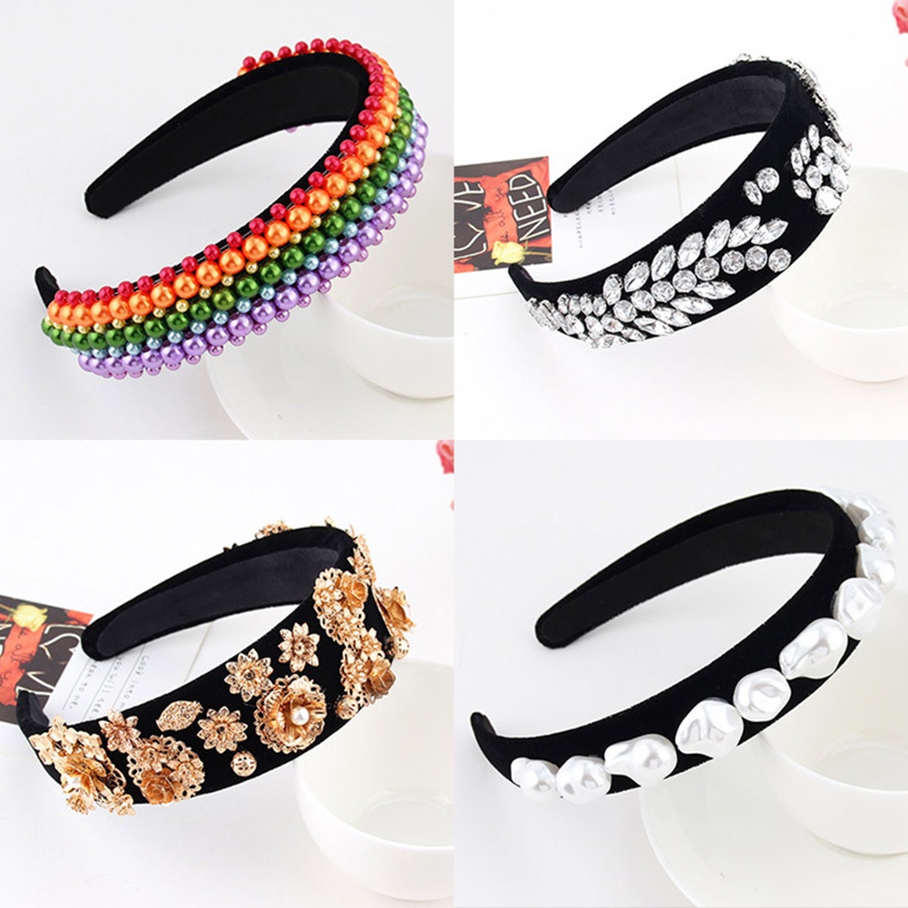 Cài Tóc Hoa Đính Ngọc Trai Nhân Tạo Thời Trang