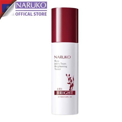 Toner Nước Hoa Hồng Naruko ý dĩ trắng làm sáng Da,Se Khít Lỗ Chân Lông Naruko Raw Job’s Tears Brightening 150ml(bản Đài)