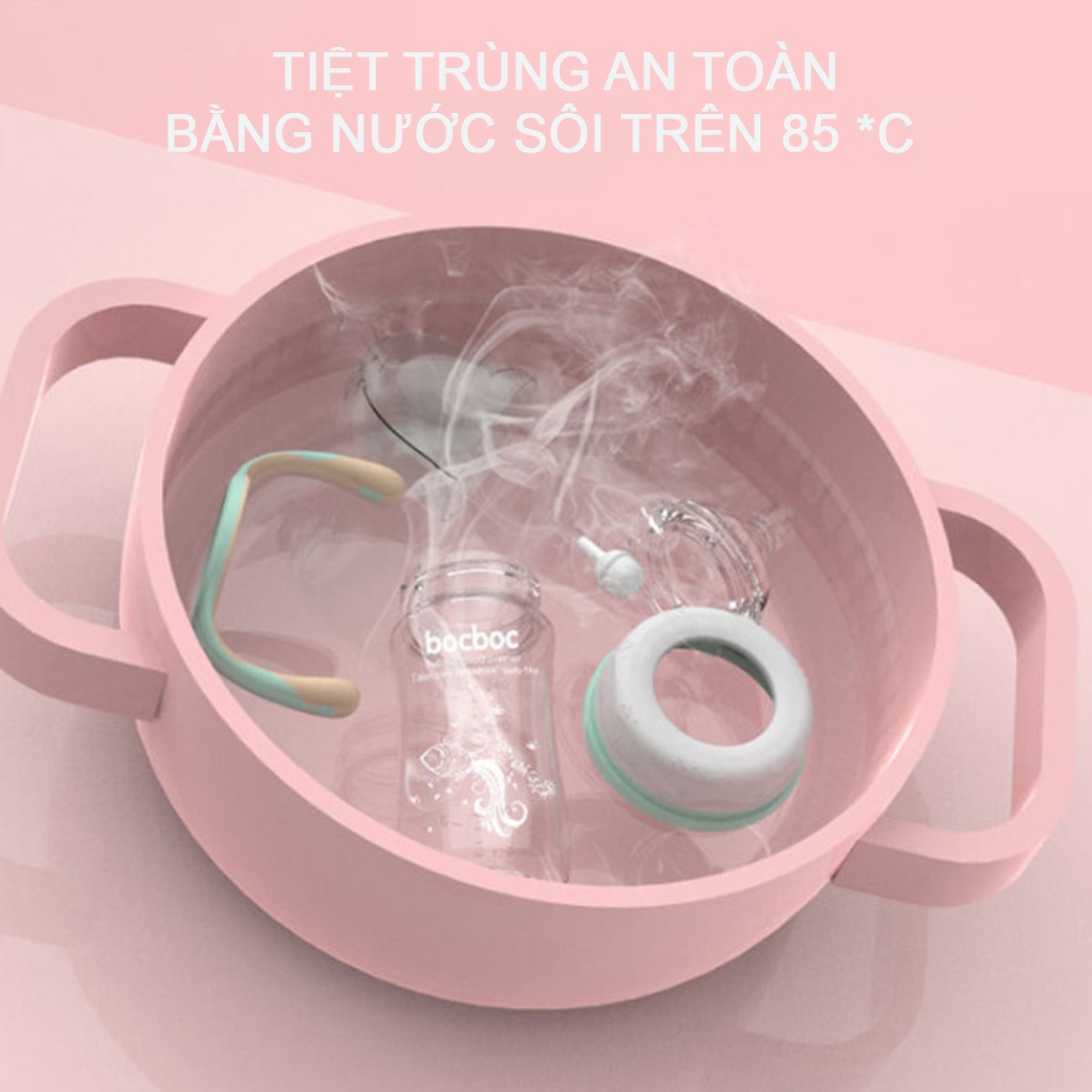 Bình Sữa 3 Trong 1,chống sặc,chống đầy hơi có tay cầm cho bé ( dung tích 240ml)
