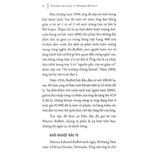 Sách - Phương Pháp Đầu Tư Warren Buffett (AL)