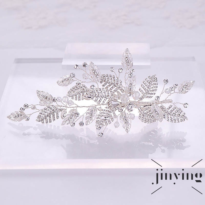 GETNOIVAS Trâm cài tóc hình chiếc lá thời trang