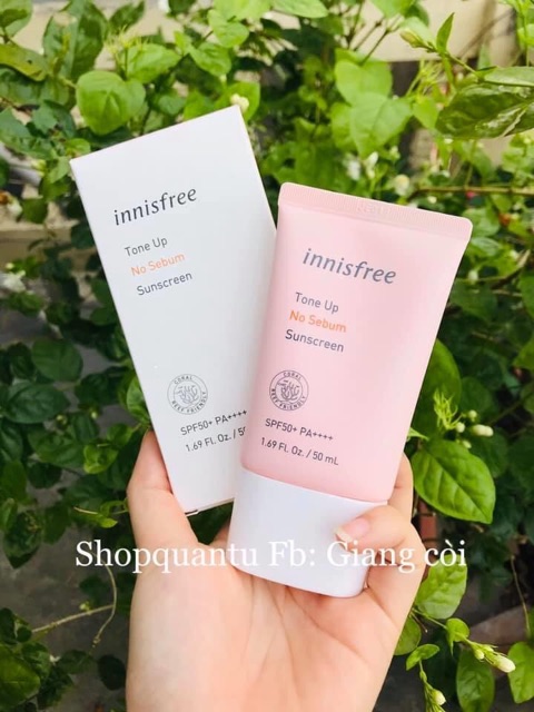 KEM CHỐNG NẮNG INNISFREE NO SEBUM 50ml