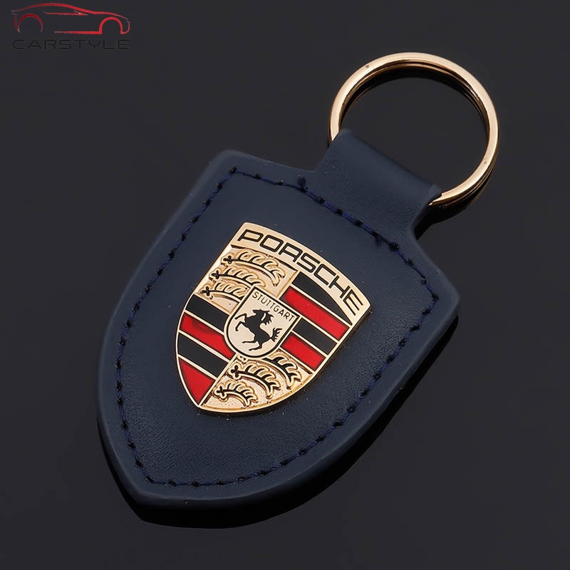 Ốp bảo vệ chìa khóa điều khiển từ xa bằng da thật cho xe ô tô 718 911 macan Porsche