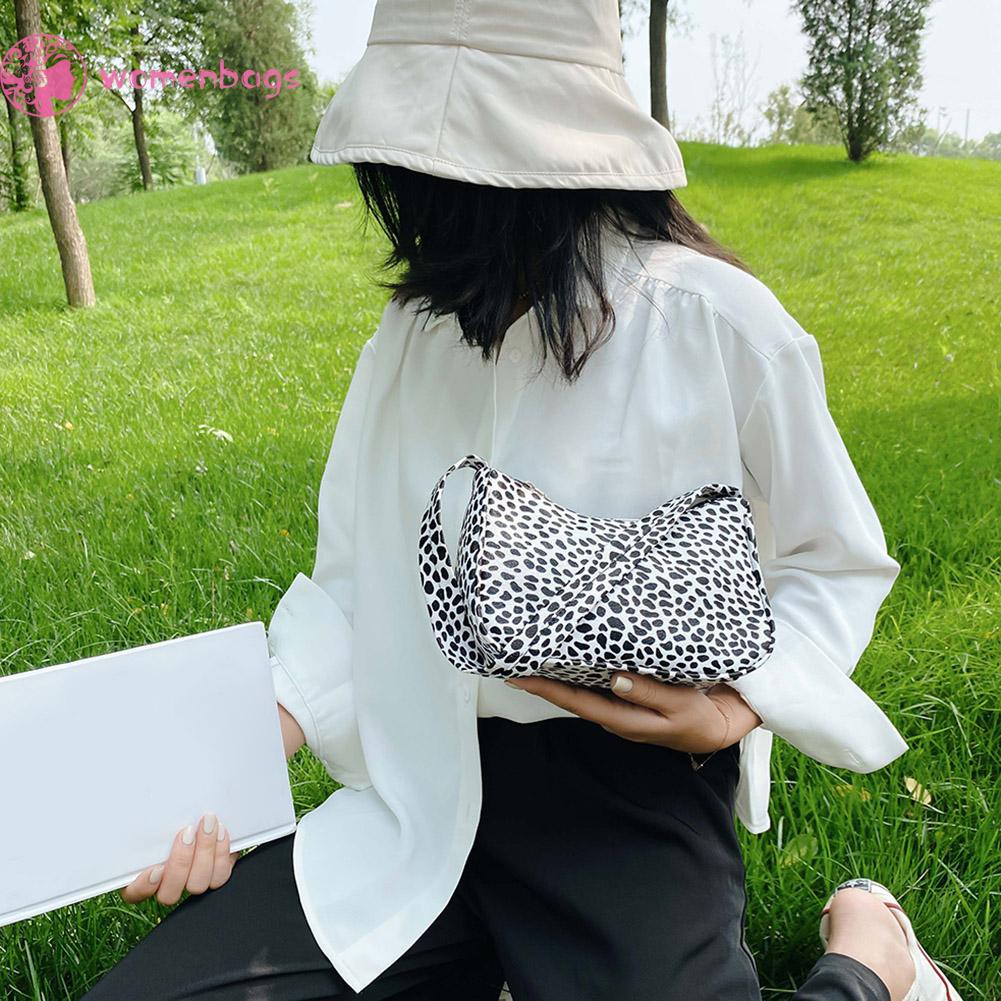 Túi xách da PU in họa tiết bò sữa thời trang đường phố du lịch dành cho nữ