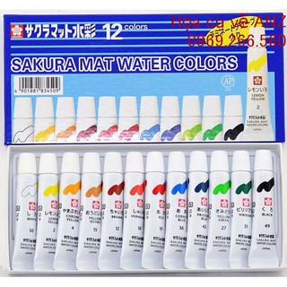 Màu nước SAKURA MAT WATER COLORS LAMINATED