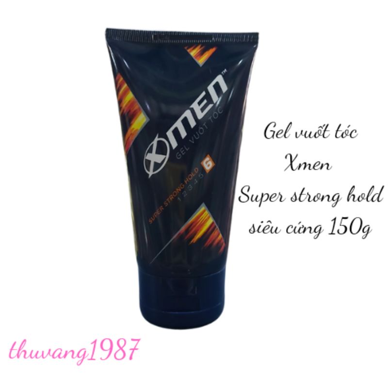 Gel vuốt tóc siêu cứng Xmen 150g (cam số 6)