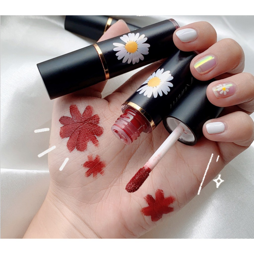 Ảnh thật  Son kem lì HOA CÚC ĐEN K935 nội địa lipstick mịn lì màu chuẩn lâu trôi