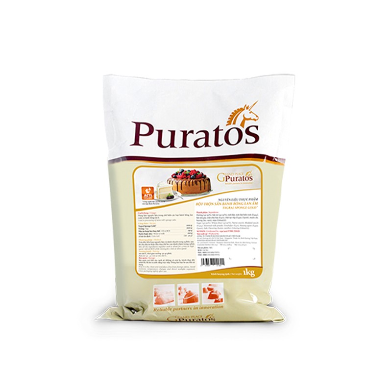 Bột bánh bông lan hiệu Puratos 1kg