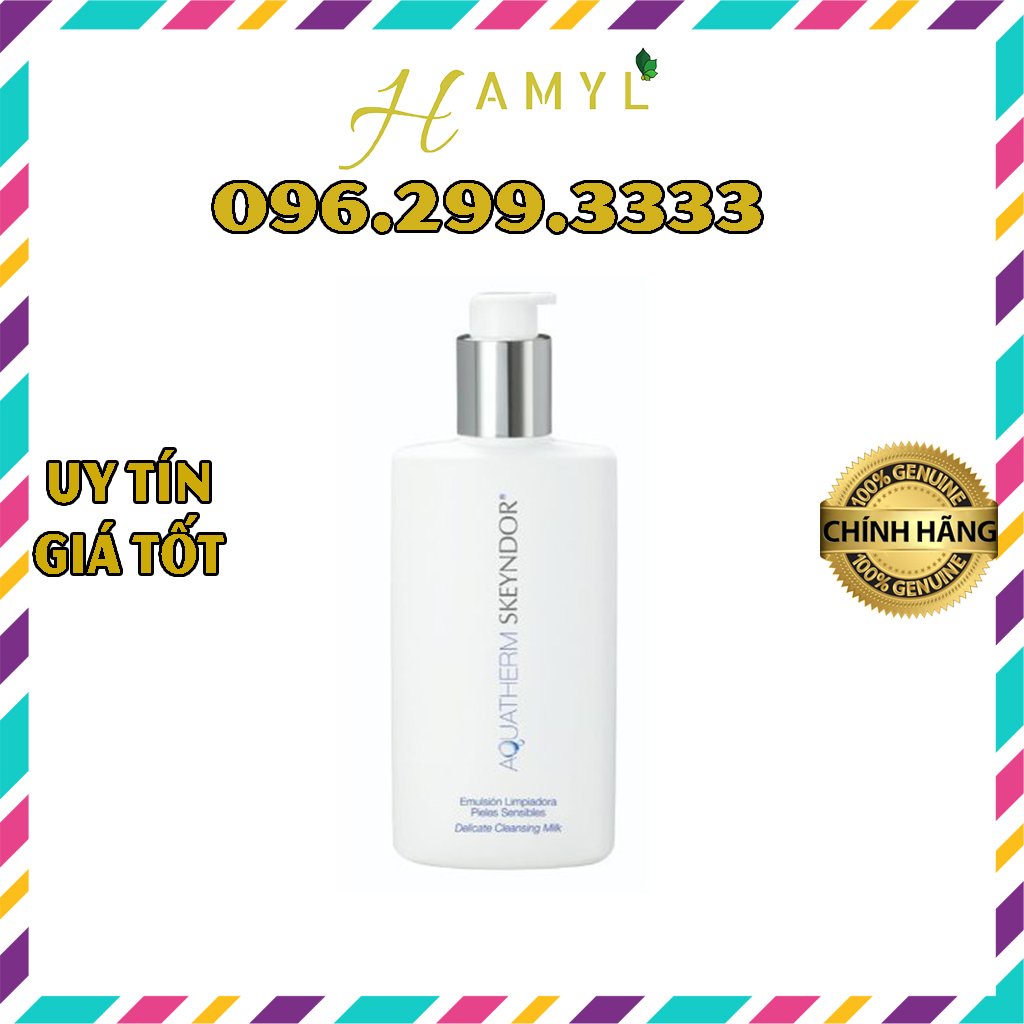 SKEYNDOR Aquatherm Gel rửa mặt cho da dầu nhạy cảm Thermal Cleansing Gel 250ml