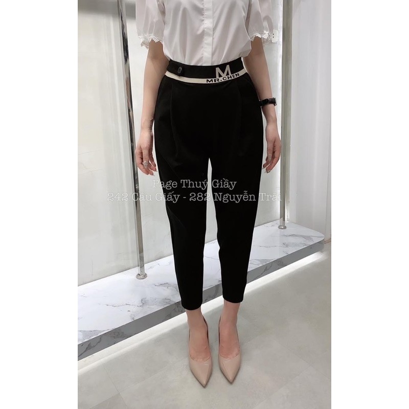 quần baggy cạp chữ m