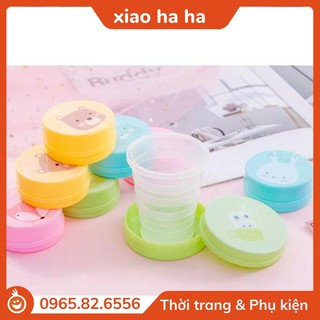 Cốc Gấp du lịch - thiết bị tiện ích kéo ra dùng và gấp gọn đơn giản