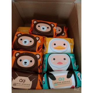 Khăn ướt agi không mùi 100 tờ