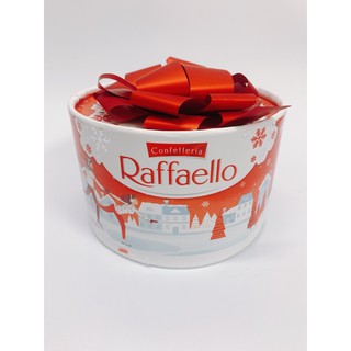 KẸO DỪA RAFFAELLO NGA HỘP NƠ TRÒN 200G/ RAFFAELLO NƠ/ KẸO DỪA NƠ/ RAFAELLO NƠ
