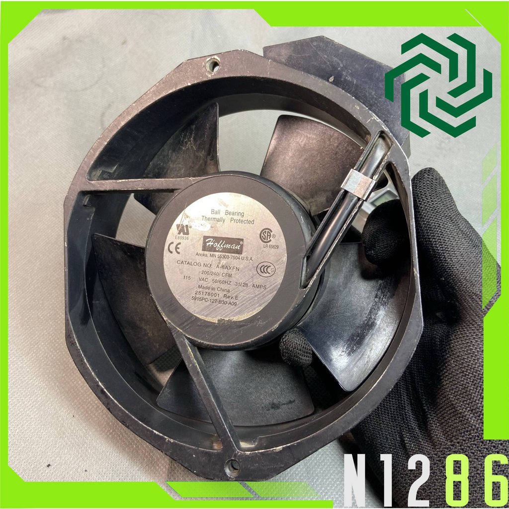 Quạt tản nhiệt 15 cm - HOFFMAN USA - 115V - 0.31A /0.28A - gió mạnh,êm, MẠNH . Hàng nội địa