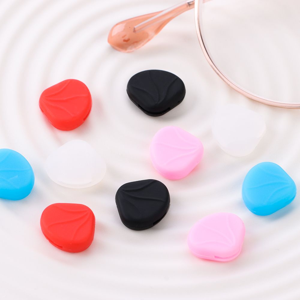 1 Cặp Móc Đeo Giữ Mắt Kính Bằng Silicon Chống Trượt Thời Trang Nhiều Màu Sắc
