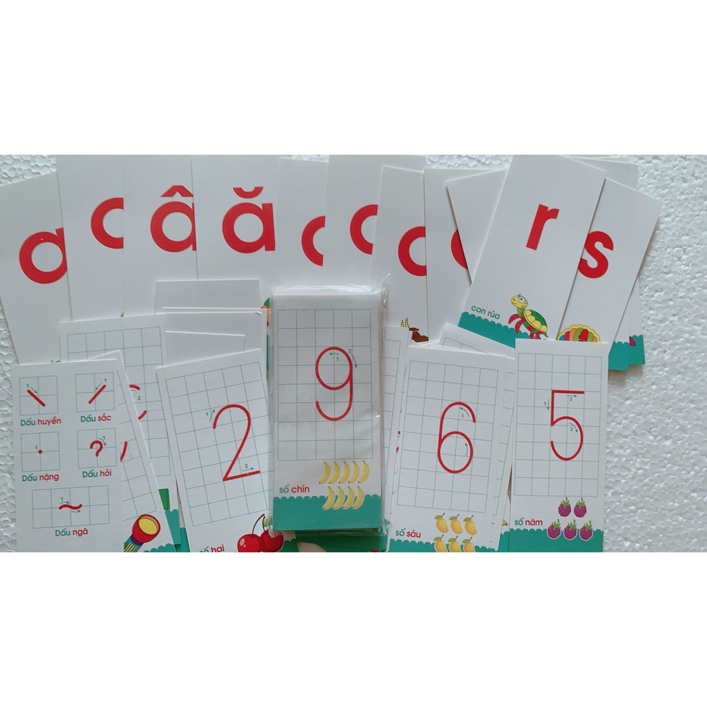 Bộ Thẻ Học Flashcard Thông Minh Học Chữ Cái Và Số Đếm Cho Bé