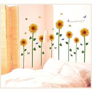 Decal Dán Tường Hoa Hướng Dương