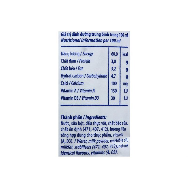 Sữa Tươi Vinamilk Có Đường , Không Đường , Sôcôla Bịch 220ml ⚡ FREESHIP ⚡ Bổ Sung Vitamin A, D3, Canxi