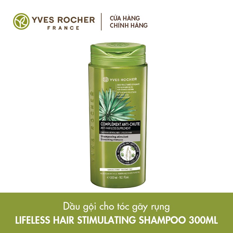 Dầu Gội Dành Cho Tóc Gãy Rụng Yves Rocher Lifeless Hair Stimulating Shampoo 300ml