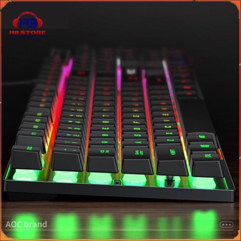 Bàn phím máy tính giả cơ có dây KB121 pro 2021,bàn phím gaming có led full size