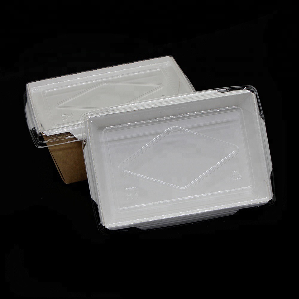 50 Hộp Kraft nắp kính rời dung tích 900 ml