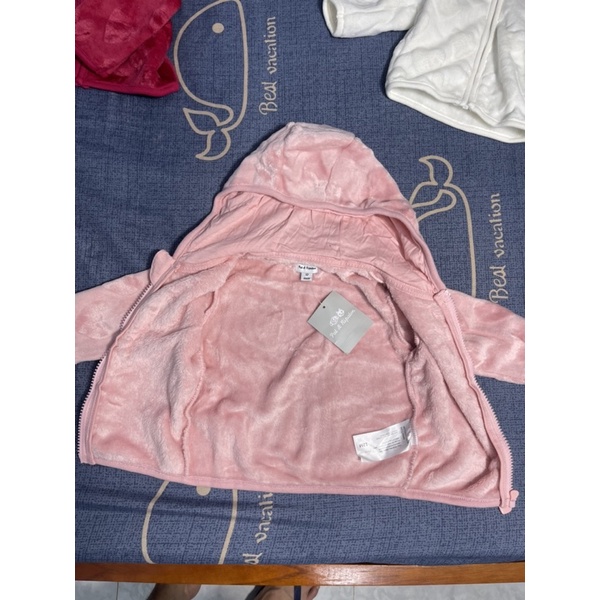 Áo khoác lông bé trai bé gái Pat &amp; Ripaton  Áo lông mềm xuất dư 0822