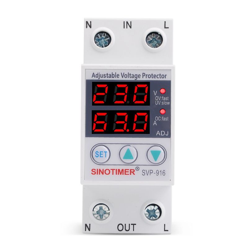 Rơ le bảo vệ điện áp Svp916 220v 40/63/80a