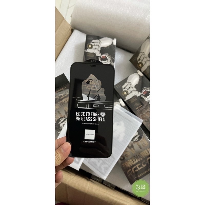[Chính hãng King Kong] Kính cường lực iphone Full màn 11 | 12 | 13 | 14 Pro Max | Xs max | Xr | X | 8plus/7plus