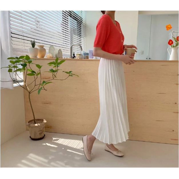 Áo Cardigan Tay Ngắn Xuyên Thấu ENVYLOOK Lloyds Linen Short-sleeved Cardigan GomiMall