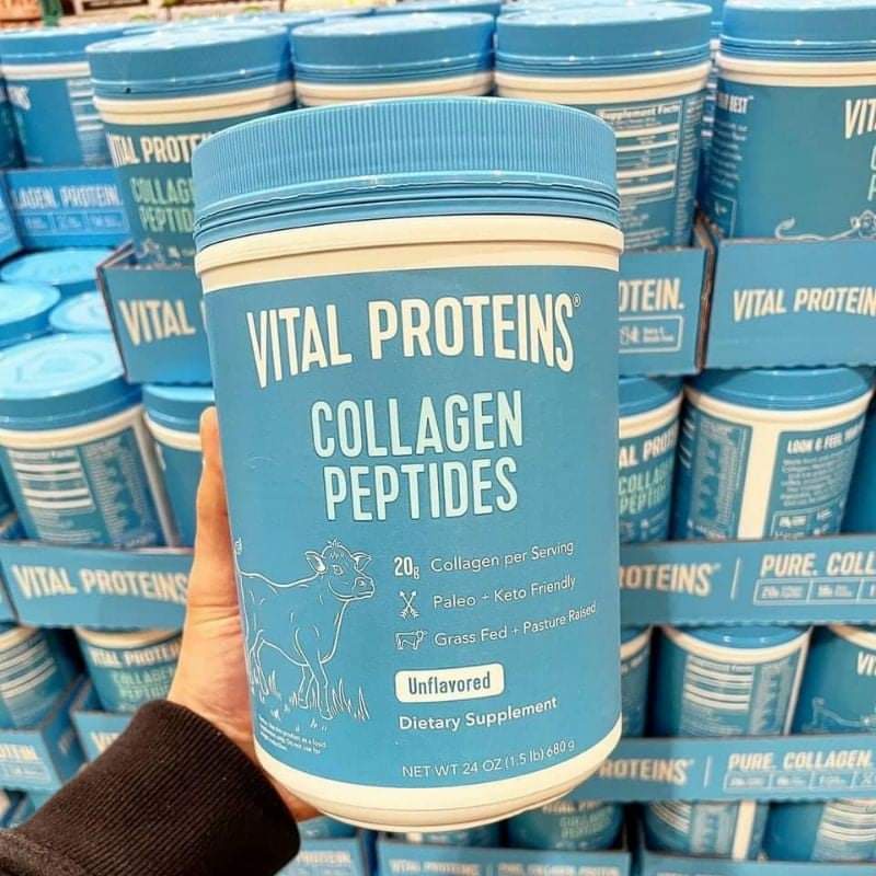 Bột collagen Vital Proteins Collagen Peptides 680g