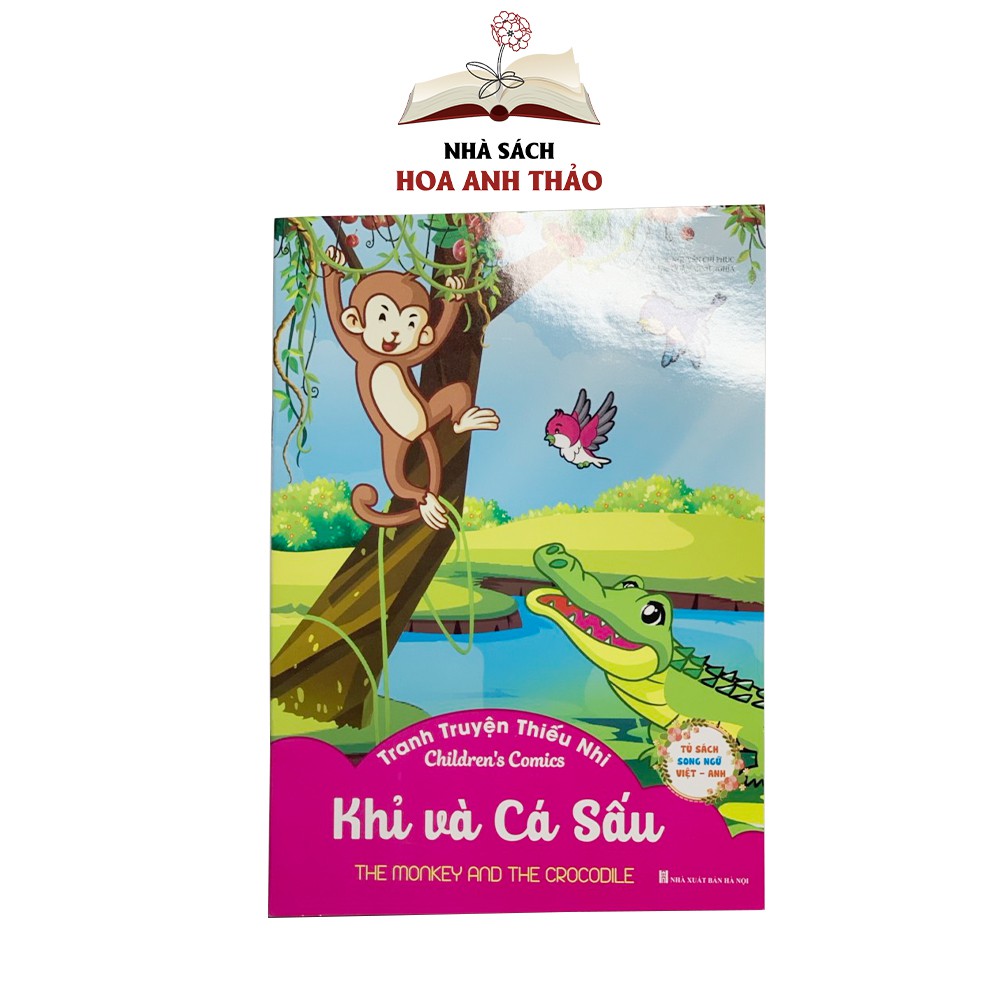 Sách Truyện tranh thiếu nhi song ngữ Việt Anh chọn lọc cho bé