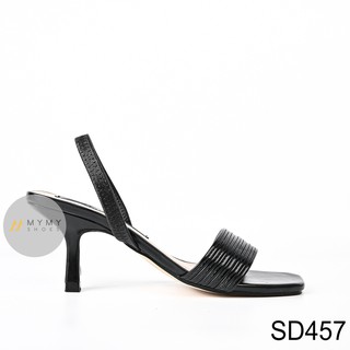 SD457 Sandal da lì chun sau gót nhọn 7p 2020 new