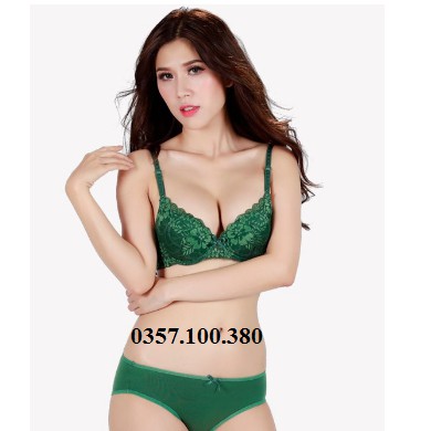 Áo lót nữ, Áo ngực nữ ren mút vừa 3cm nâng ngực hàng VNXK Lovelyvn 174