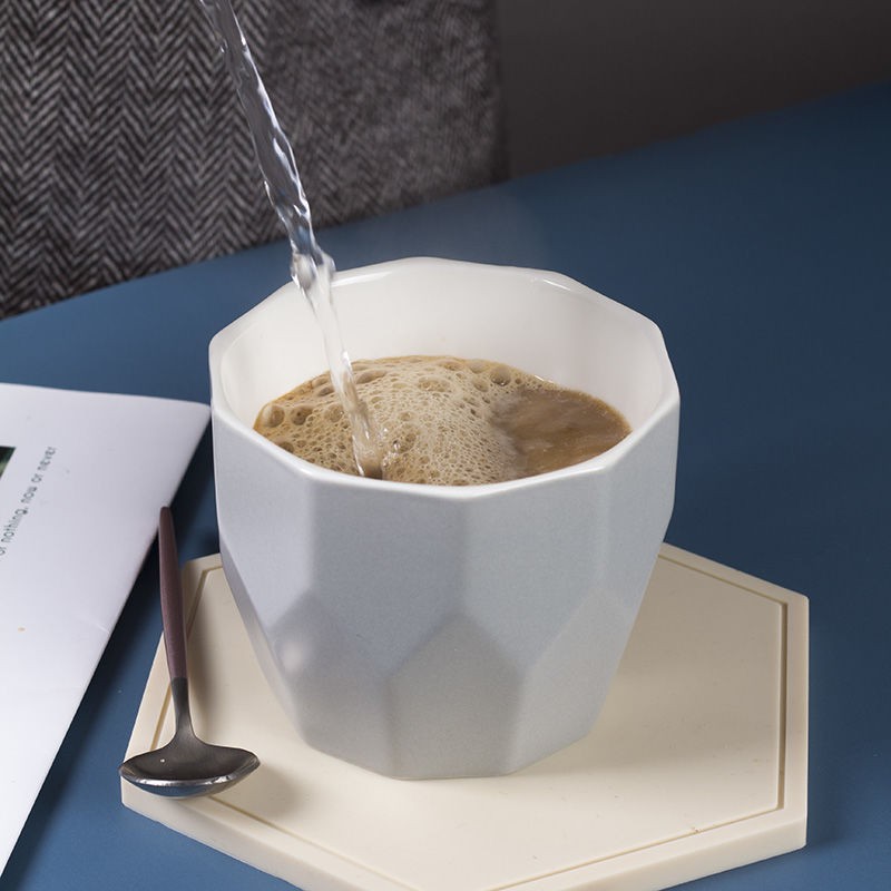 Sáng tạo Morandi Gốm sứ Bắc Âu Cặp đôi Cốc ăn sữa nước Nhà cà phê
