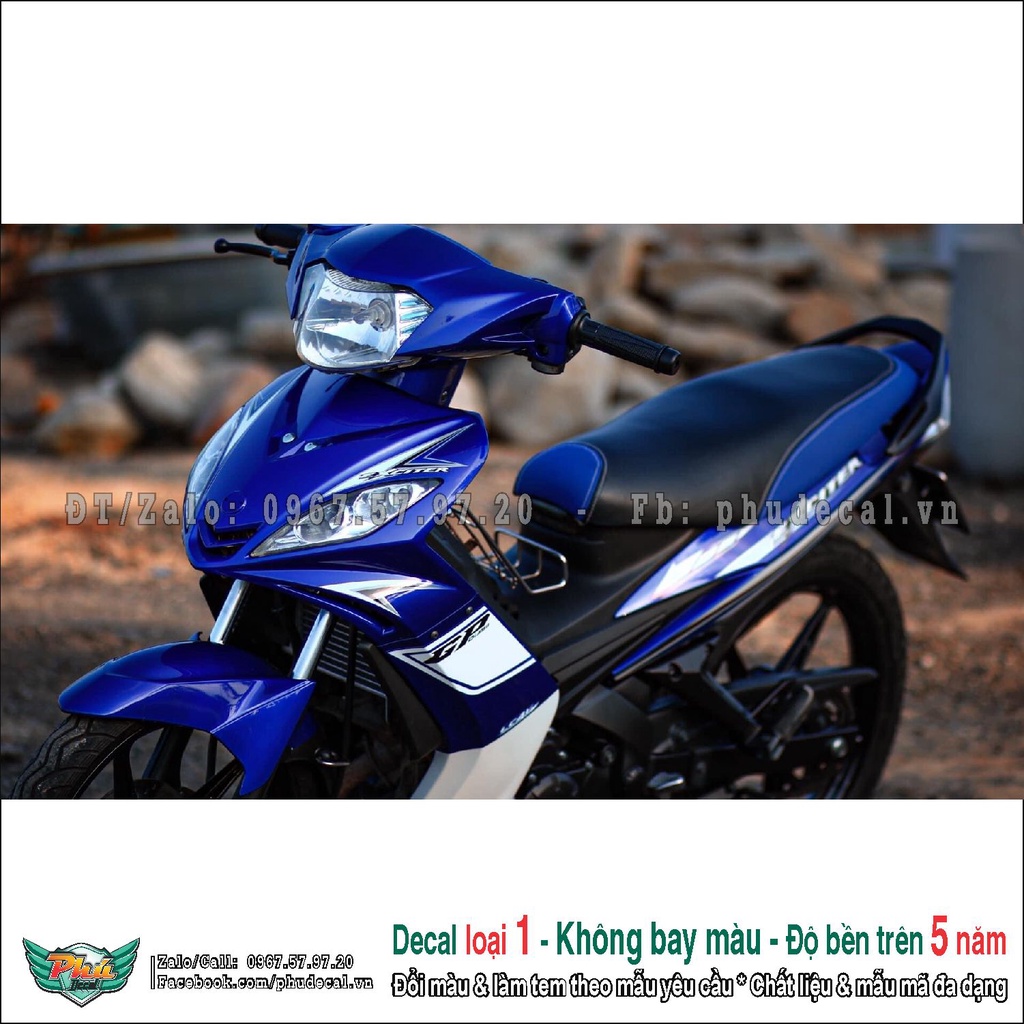 Tem rời Exciter 2010 xanh trắng gp Cover (2)