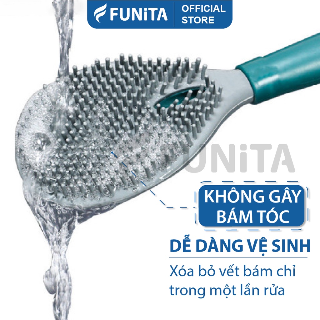 Chổi Cọ Vệ Sinh Thông Minh FUNiTA , Bàn Chải Cọ Rửa Vệ Sinh Silicone Có Bình Chứa Xà Phòng Tiện Dụng FUNiTA MART